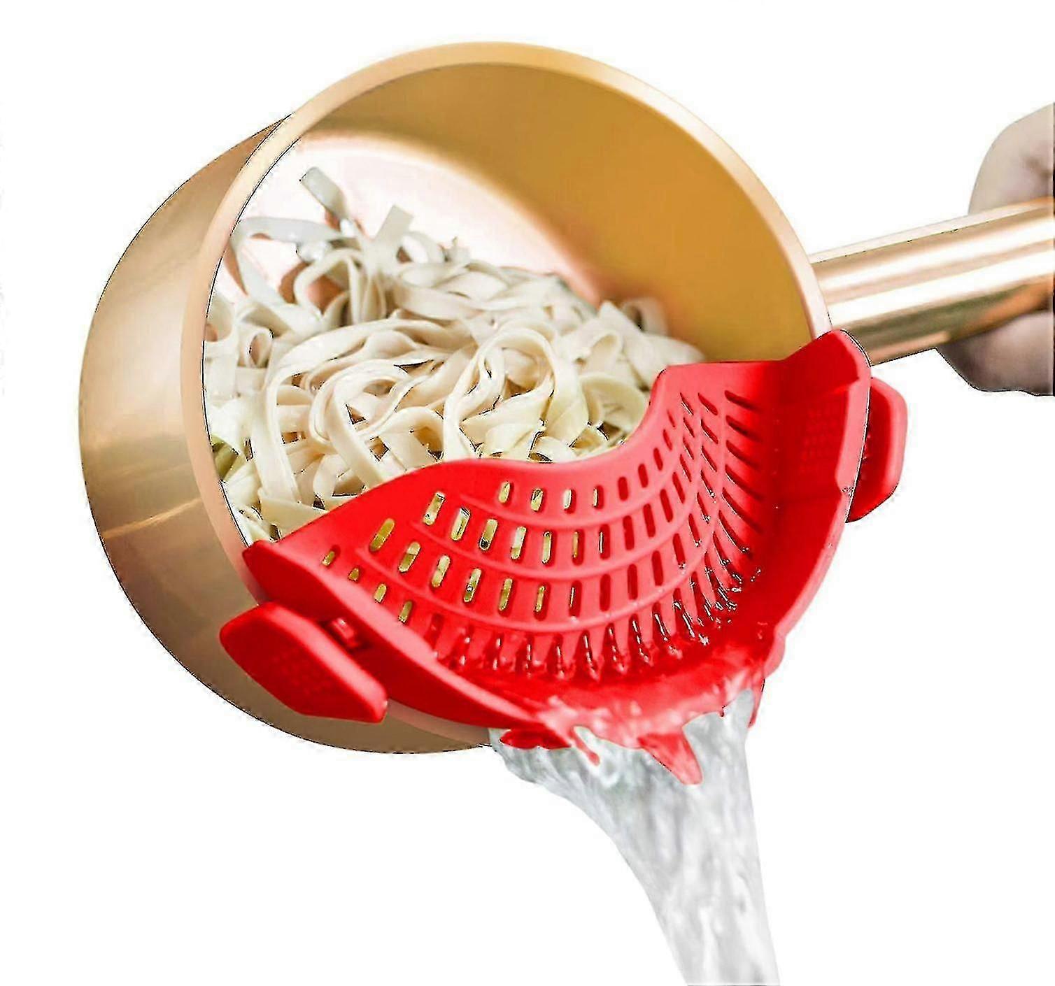 Silicone Strainer Clip On Pots And Pans
