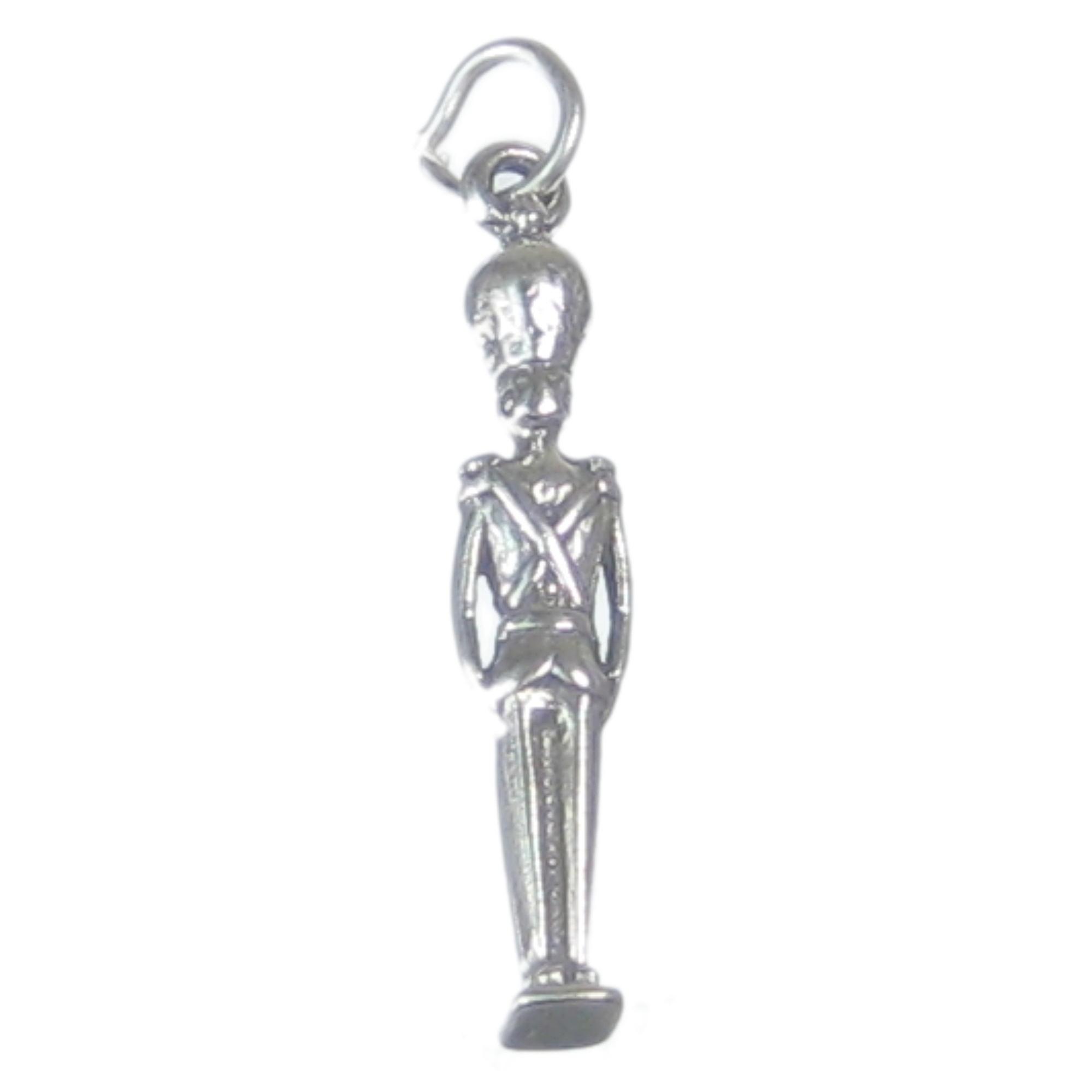 Nutcracker soldier sterling silver charm .925 x 1 Nut Cracker Soldiers