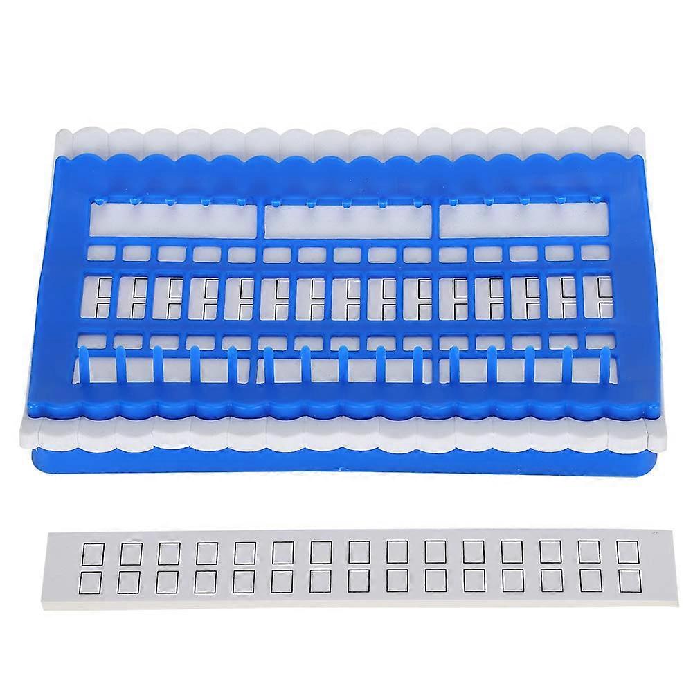 Cross Stitch Thread Organizer with 30 Slots for Tangle Floss Storage and Embroidery Projects