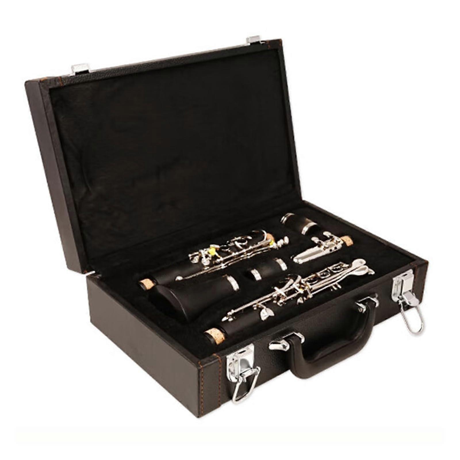Beginner C Key Clarinet for Students with Stable Airtight Design and Professional Smooth Tone