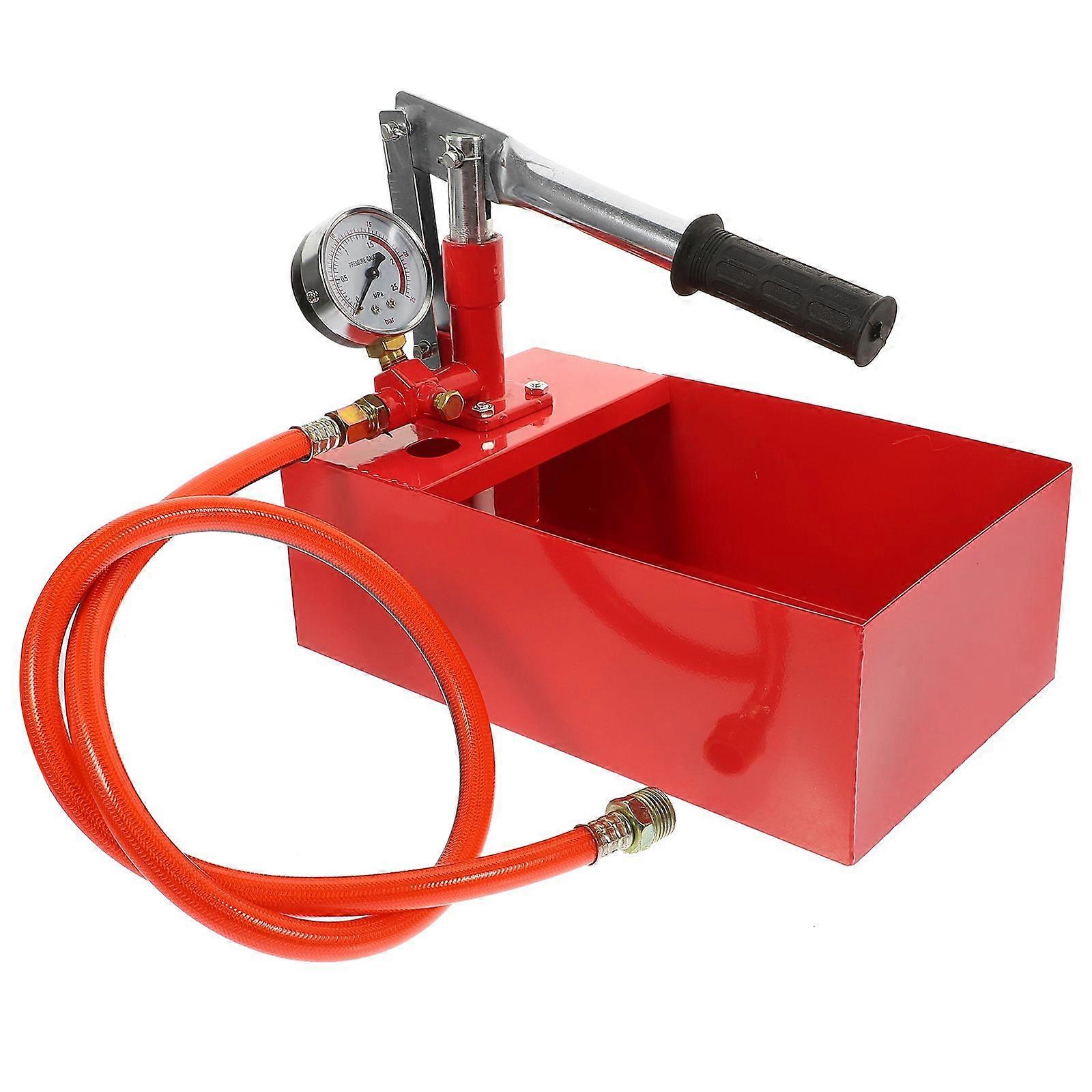 25KG Copper Water Pressure Test Pump Hand Pump Test Tool Hydraulic Testing Tool (Pipe Random Color)