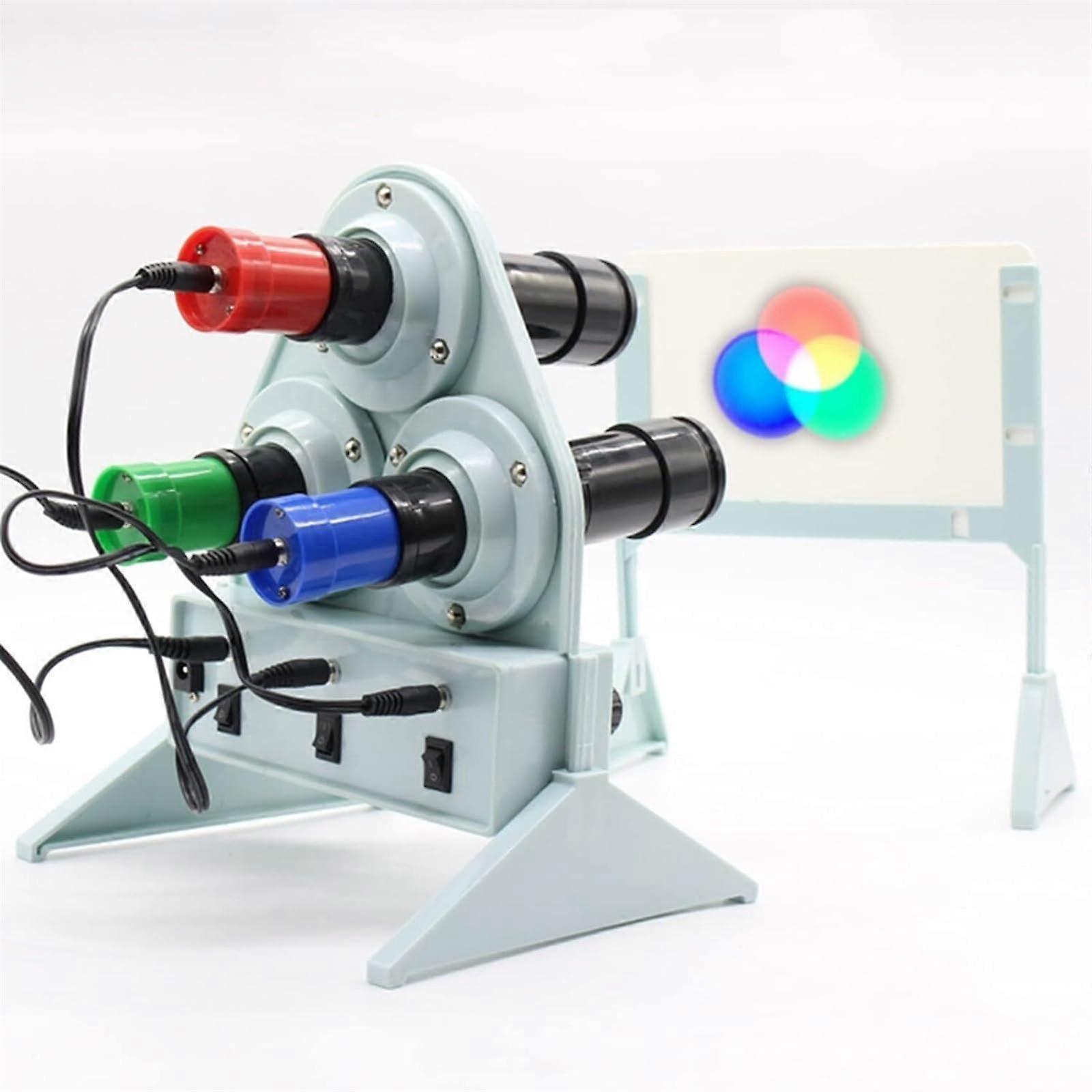 RGB Color Mixing Experiment Kit with Adjustable Light Intensity for Physics Classroom