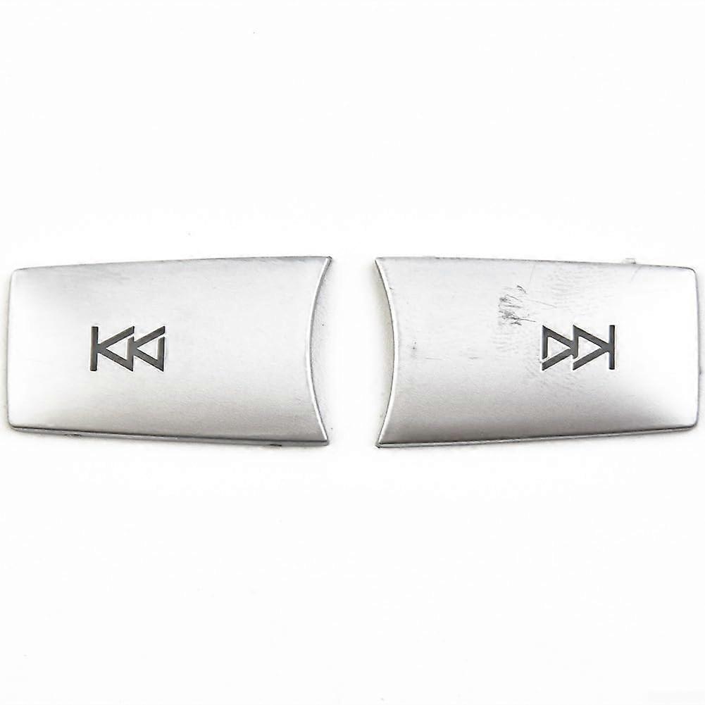 Volume Button Covers Silver ABS ScratchResistant Easy Install for Mercedes Benz Pack of 2