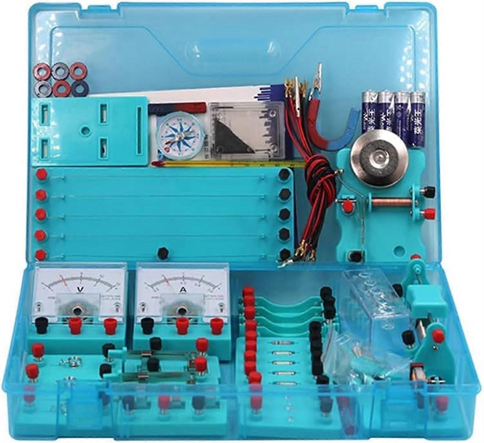 Electricity and Magnetism STEM Learning Kit for Students, HandsOn Physics Circuit Experiment Set