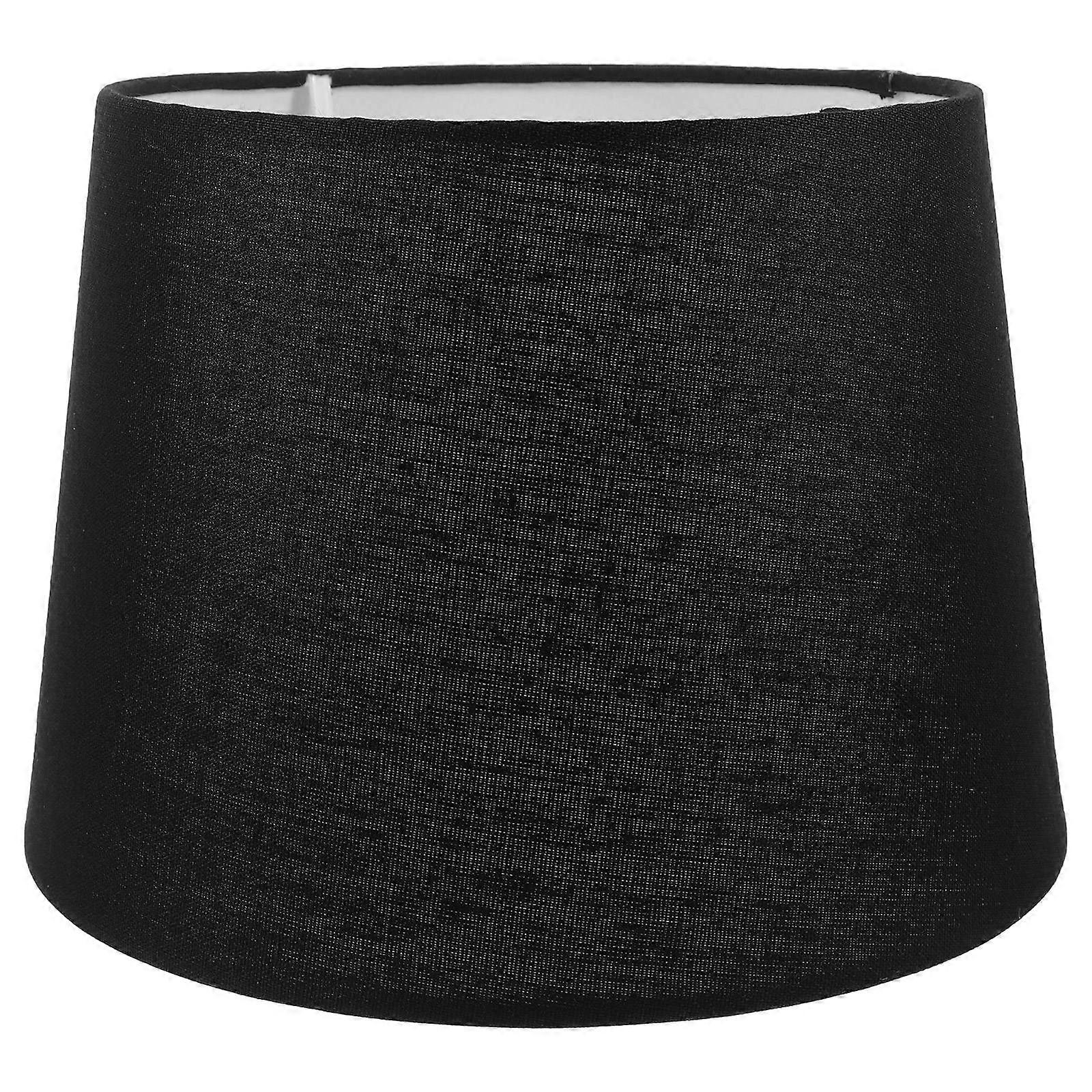 Black Fabric Lamp Shade for Bedroom Table Lampshade Rustic Style