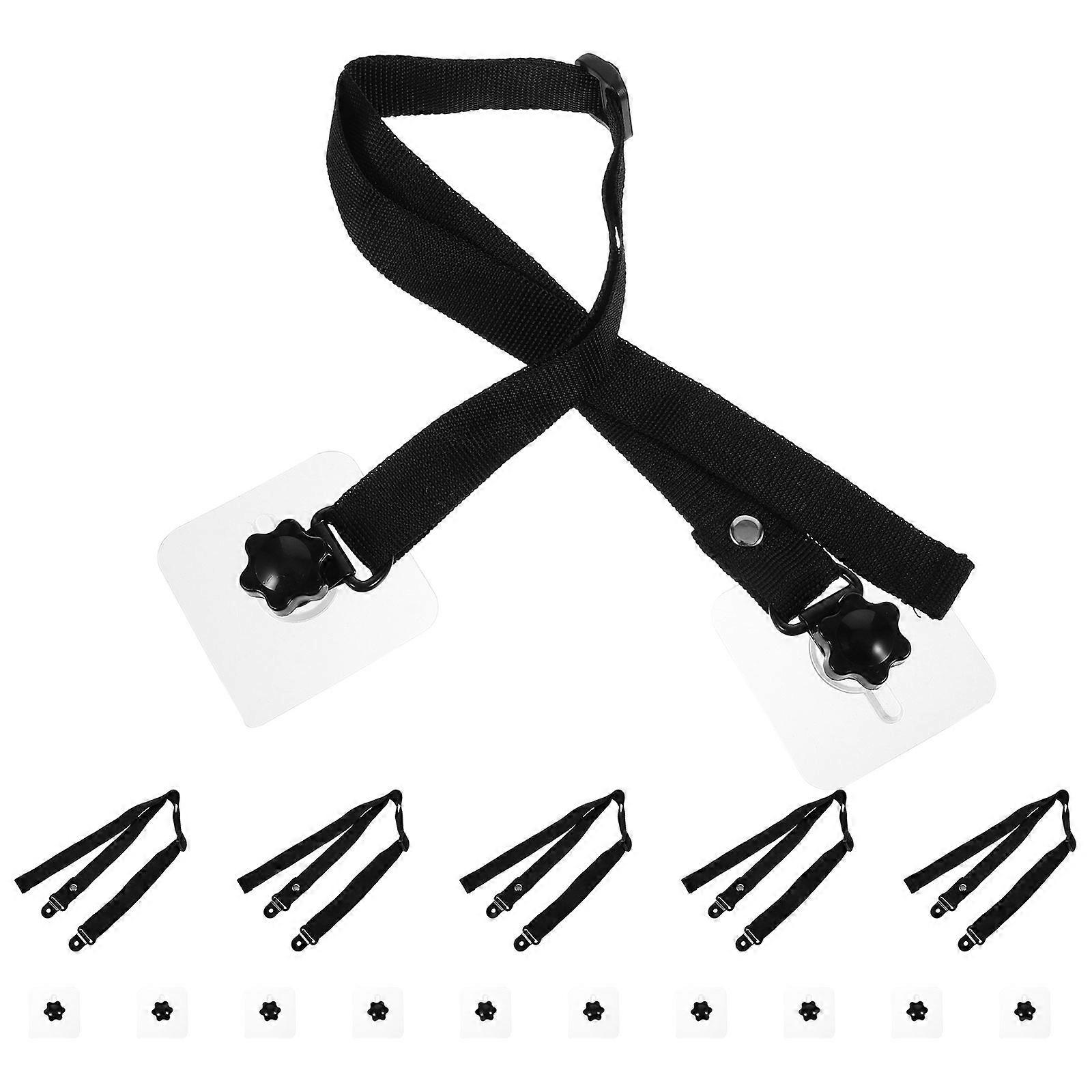 Furniture TV Strap Anti Tip Television Strap for Securing 1Set Black