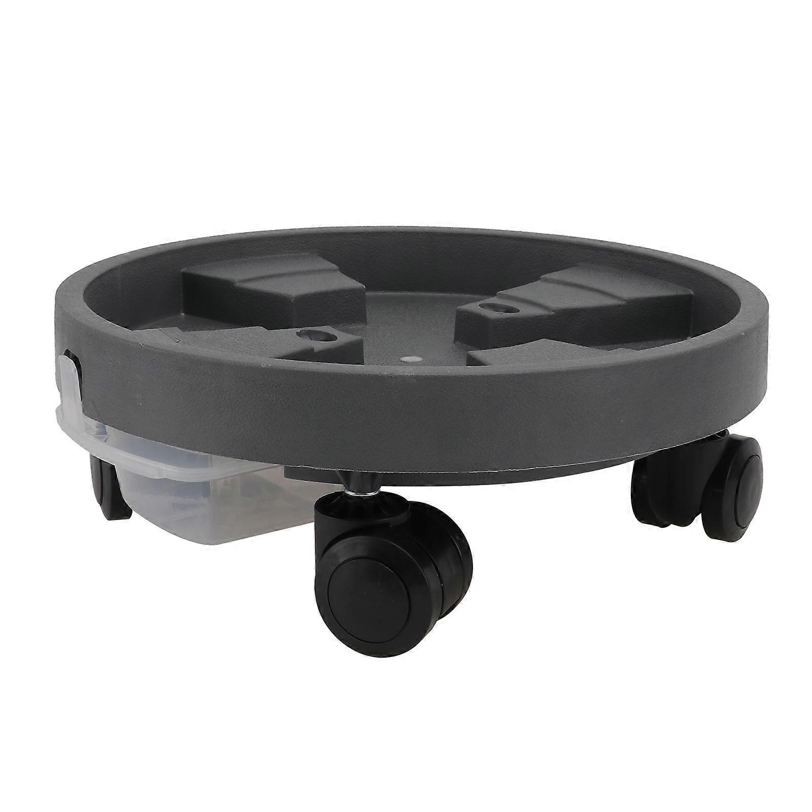 Flowerpot Tray Movable Roll Wheel Set for 3Pcs Flower Pot Base