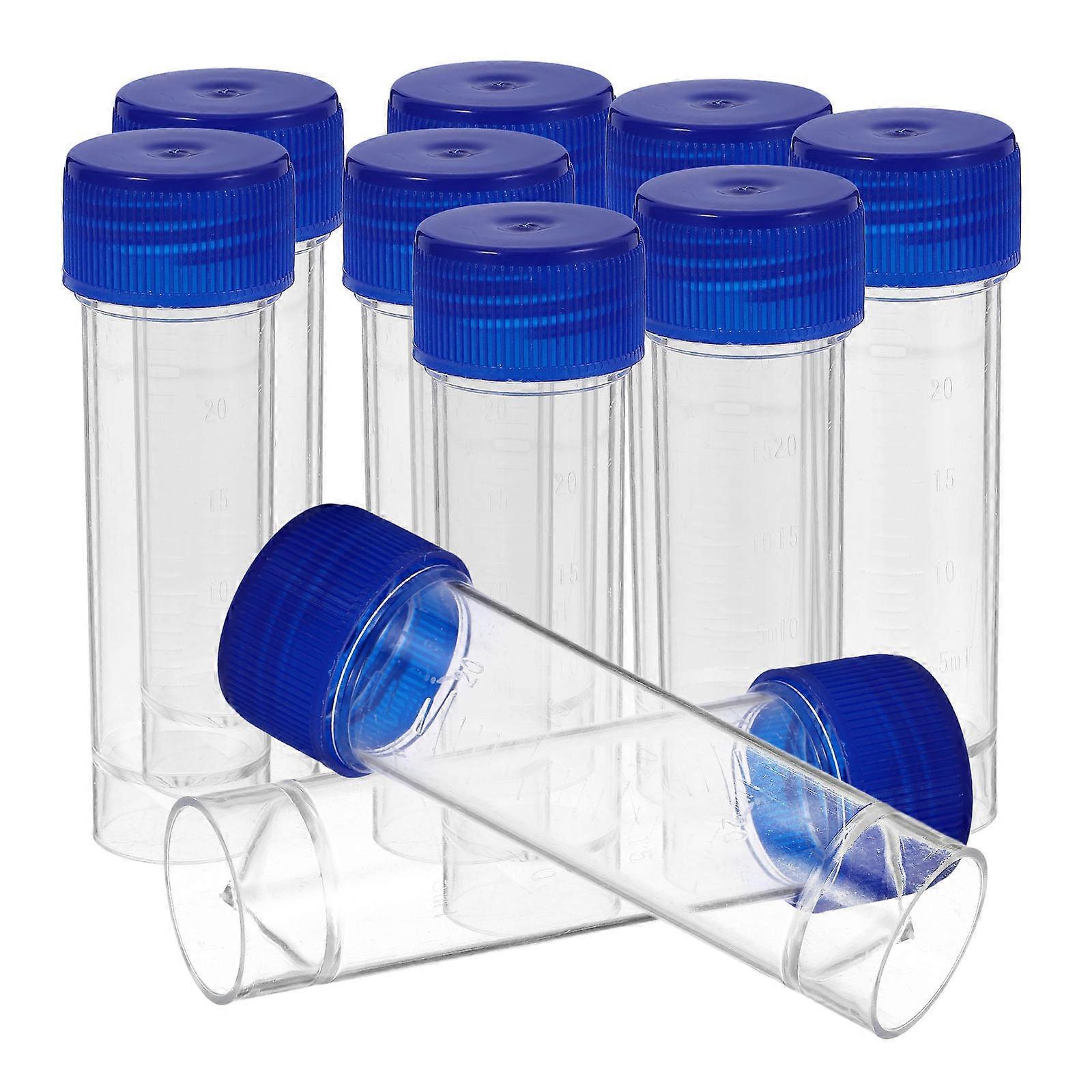 Urine Cups Sample Container for Testing 10Pcs Multi-Color Ps Material