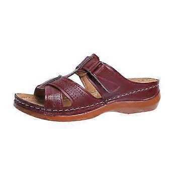 Sommer damer casual kilehæl hjemmesko sandaler romerske damesko damesko mode sko på udsalg