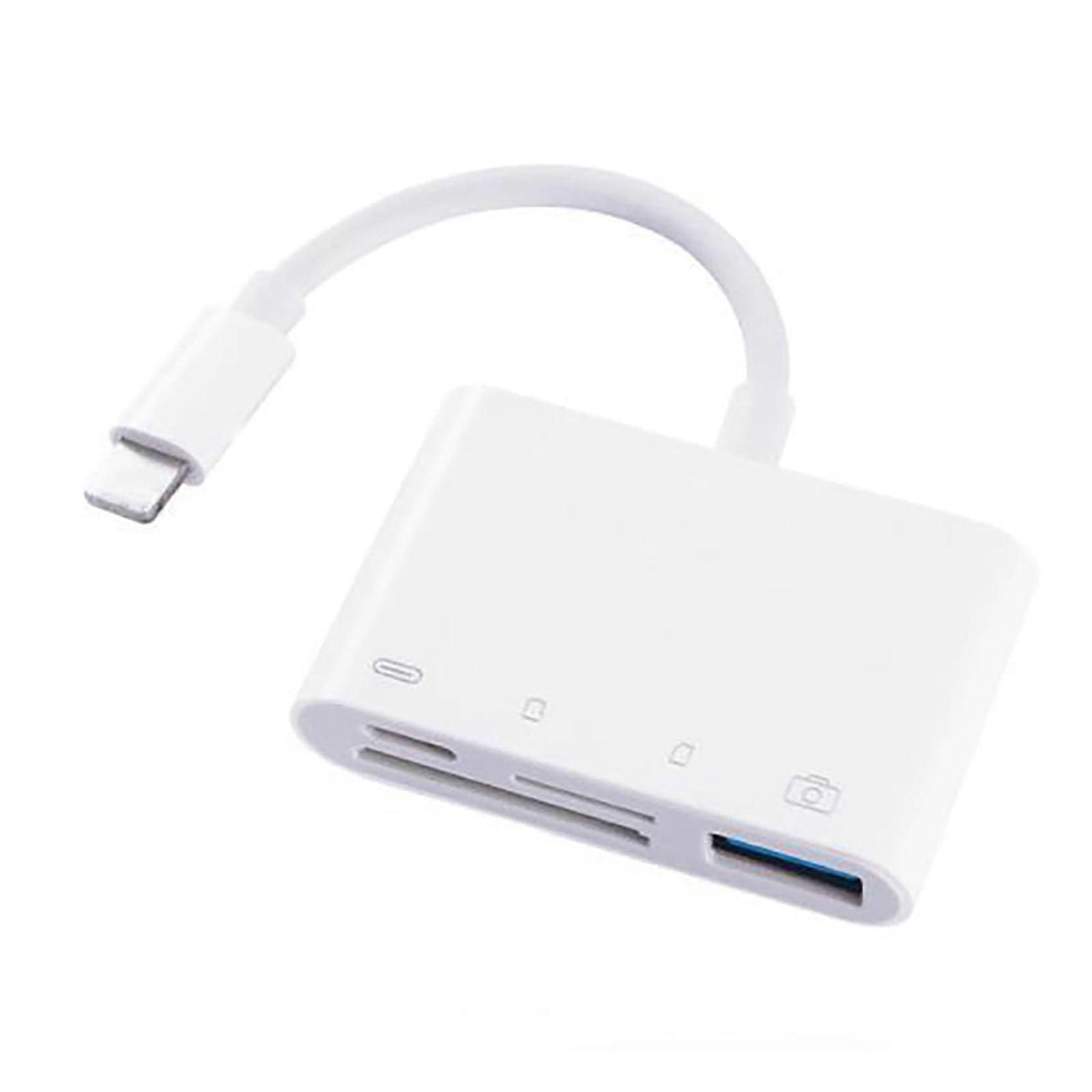 Multi-Function SD Card Reader USB 3.0 – High-Speed Portable Adapter for SD/microSD/USB, compatible with laptops, tablets, digital cameras