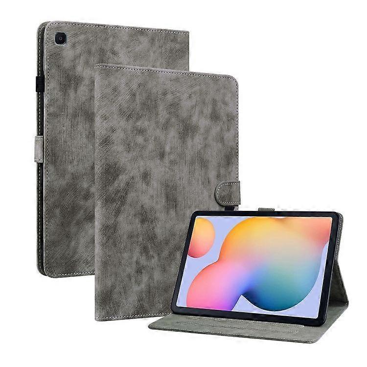 For Samsung Galaxy Tab S6 Lite Tiger Pattern Flip Leather Tablet Case