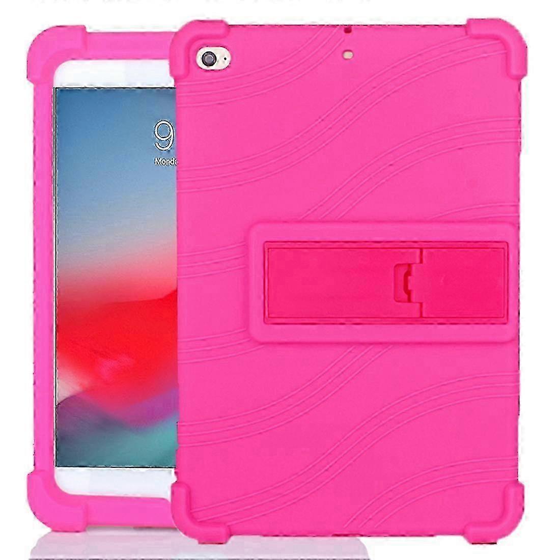 For iPad mini 5 / 4 Tablet PC Silicone Protective Case with Invisible Bracket