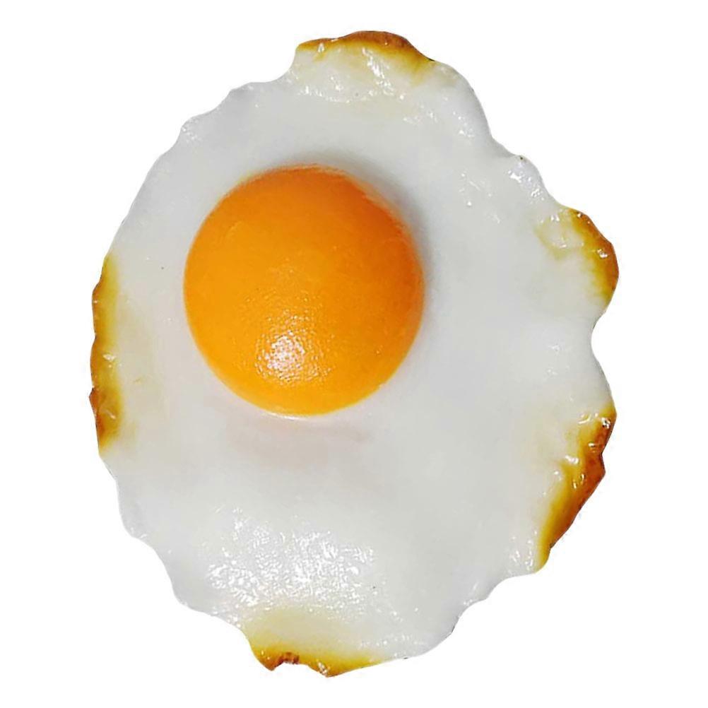 Simulation Chicken Egg Artificial Fried Egg Simulation for Food Display