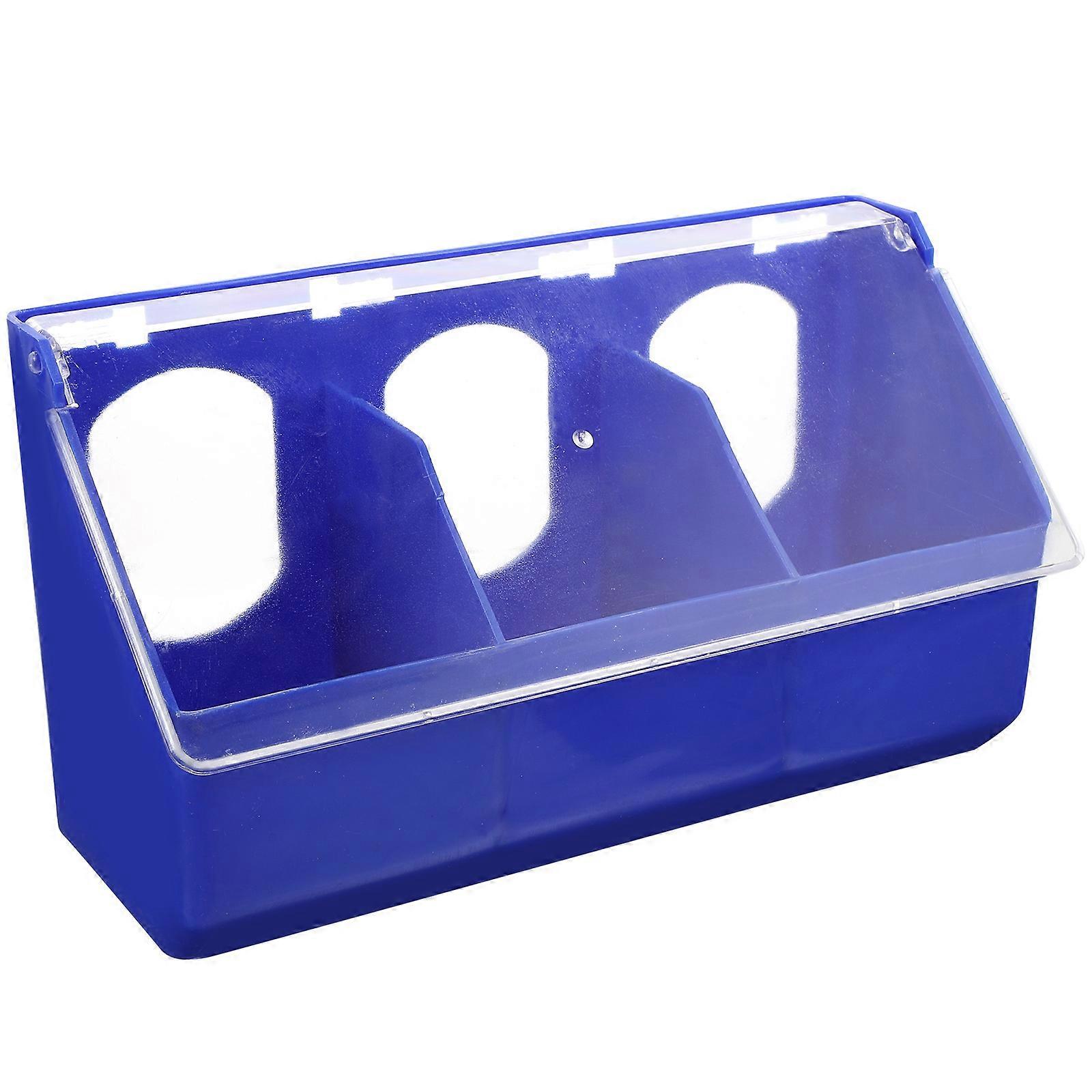 Multi-Function Bird Cup Plastic Quail Feeder for Storage 1 Piece Bird Accessory
