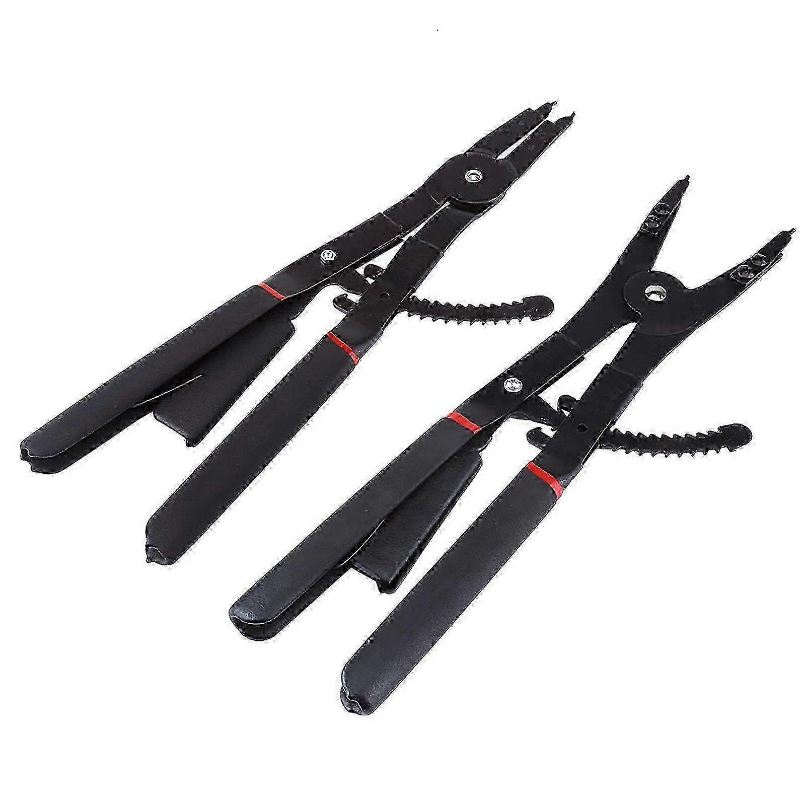 Universal 16 Inch Circlip Pliers Set - Includes Snap Ring Tool & Replaceable Tips for Retaining Rings