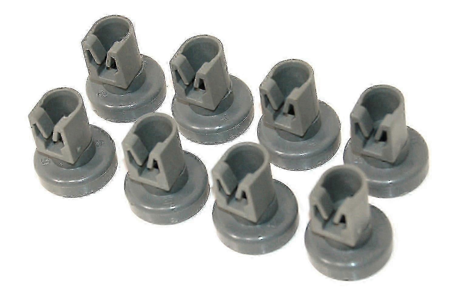 8 Pack Universal Dishwasher Upper Basket Wheels Replacement, Multi-Brand Compatible