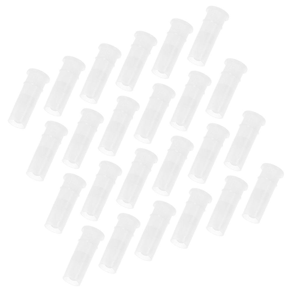 White Plastic Insert Squeaker Compact Toy Squeaker for Craft Projects 70Pcs