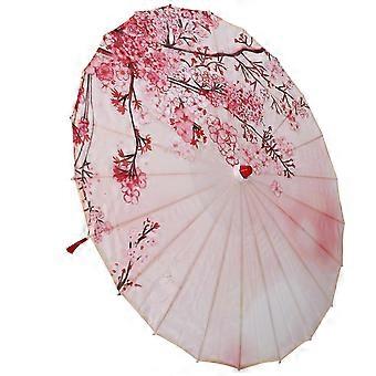 Chinese Traditional Umbrella Paper Decorative Parasol Multi Round Interior Decoration 31.531.521.3in Dance 1Set