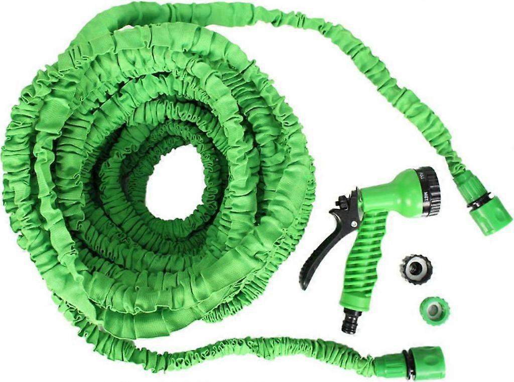 Functional shower head and quick-connect hose, retractable
