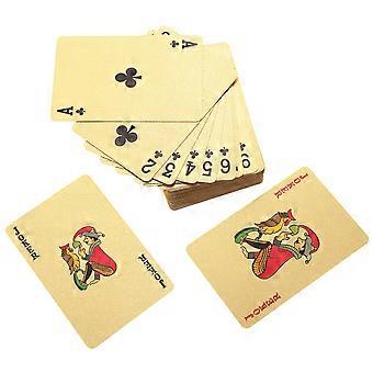 1 Deck Poker Cards Desktop Playing Game Cards Waterproof Portable Travel Pokers