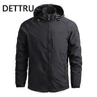 Outdoor Hiking Jackets Waterproof Hooded Windbreaker Coat Men's 2023 Autumn New Casual Jacket Tactics Military Jackets Men 5XL Coats & Jackets