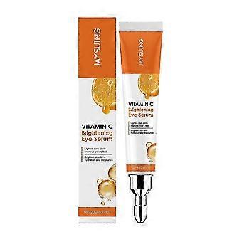 Jaysuing Vitamin C Augencreme – Nährende, feuchtigkeitsspendende Augenpflege – Zarte, aufhellende Massage-Augencreme
