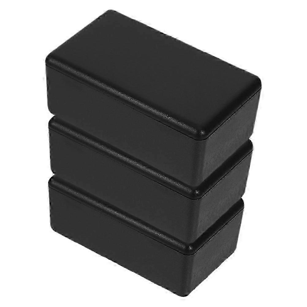 Weatherproof Electrical Enclosure Boxes | ABS Material | Black | 3 Pieces