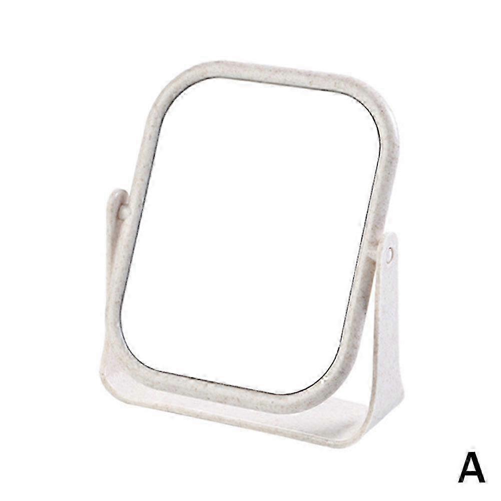 Desktop Double-sided Makeup Mirror Rotating Simple Dressing Mirror