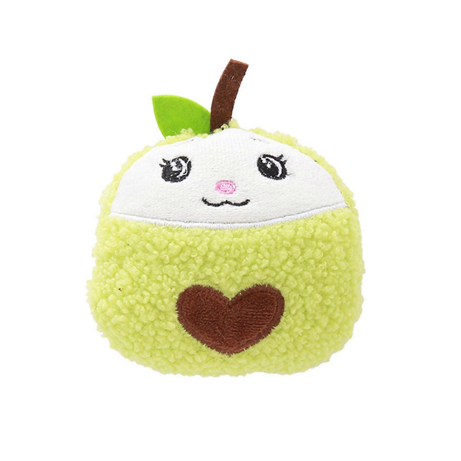 Squeaky Plush Fruit Toy - Soft & Durable - for Dogs Interactive Play