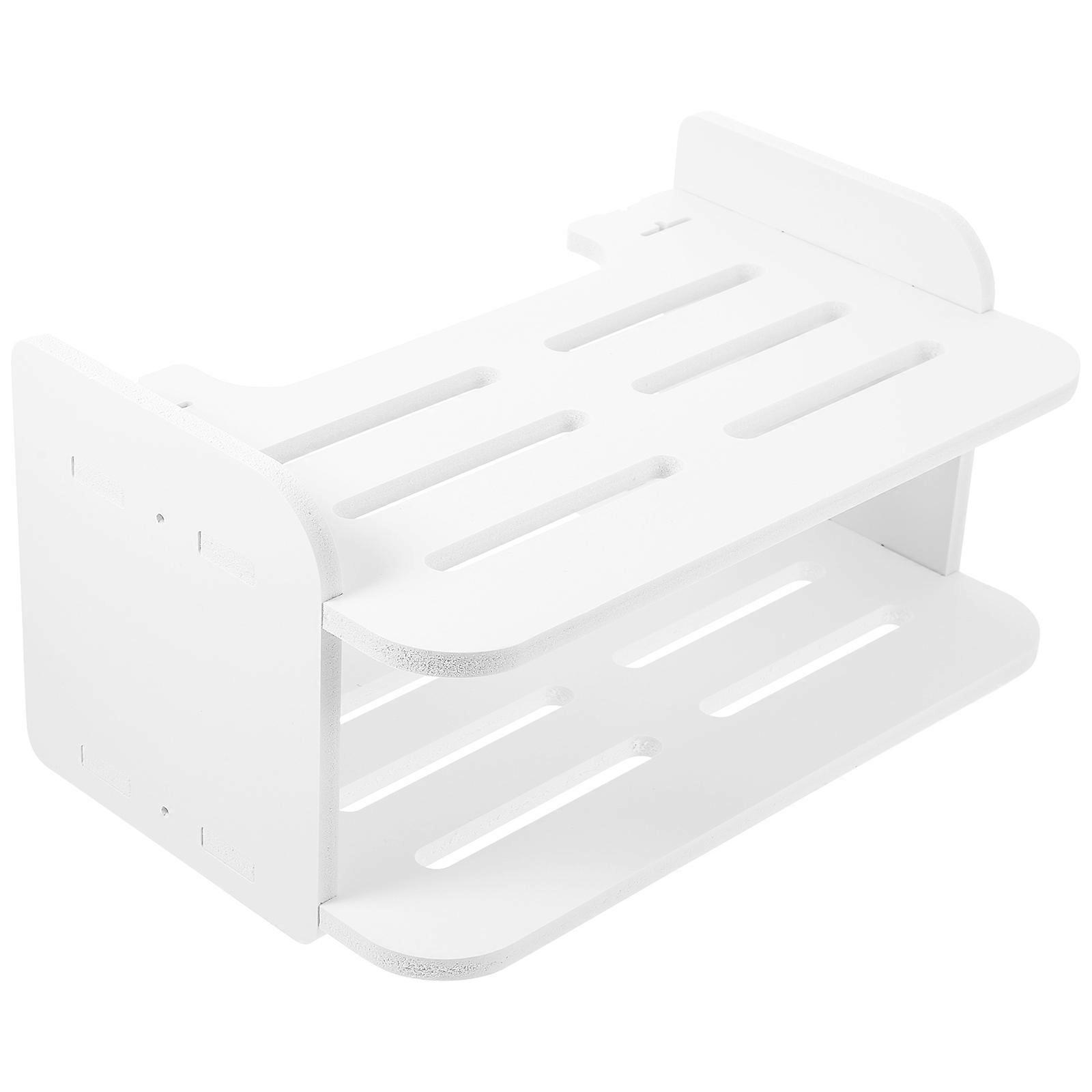 Wall Mount Router Bracket Shelf for Organizing 1Set Bathroom Storage Solution