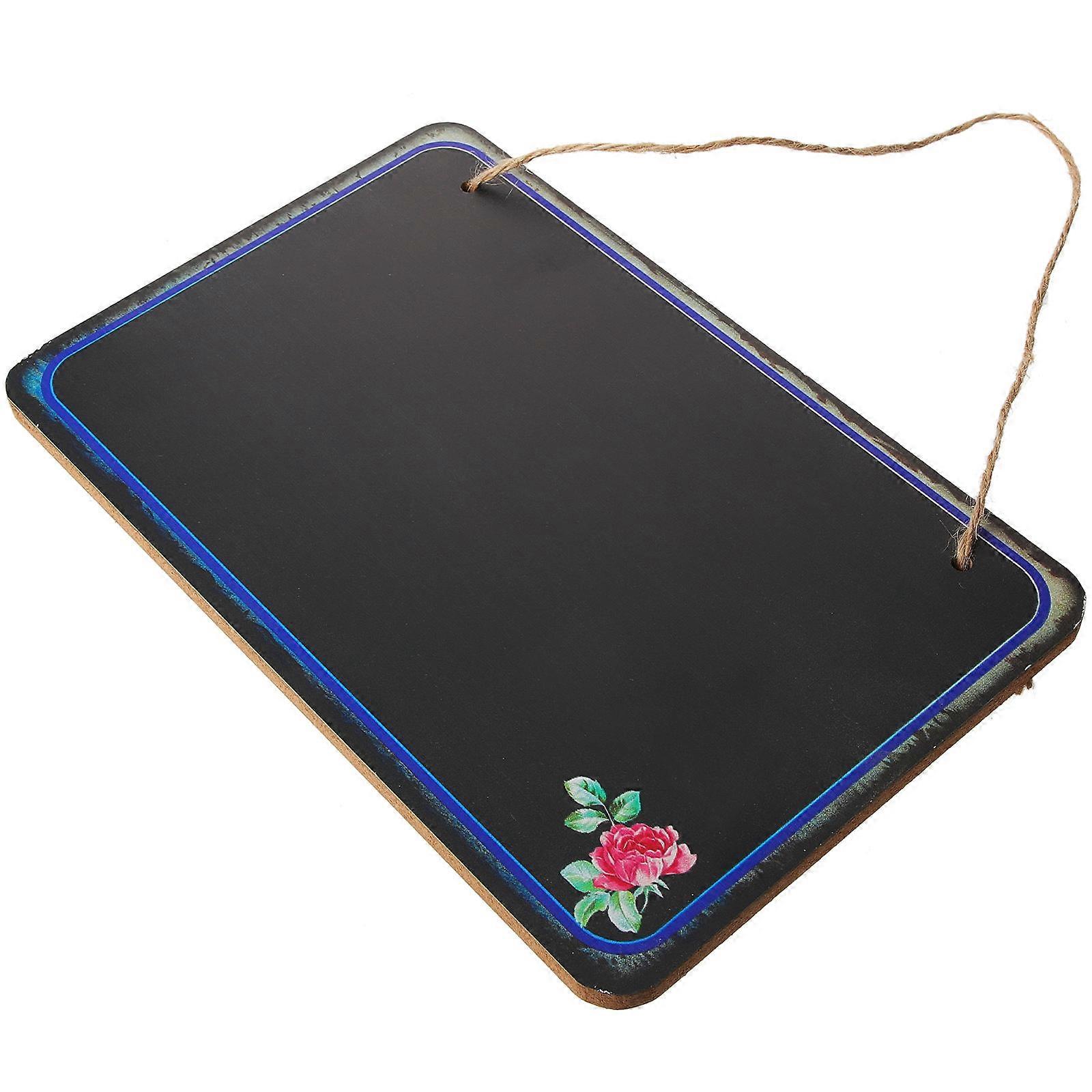 Rectangular Message Board Wall Hanging Blank Memo Board Multi-functional Chalk Board
