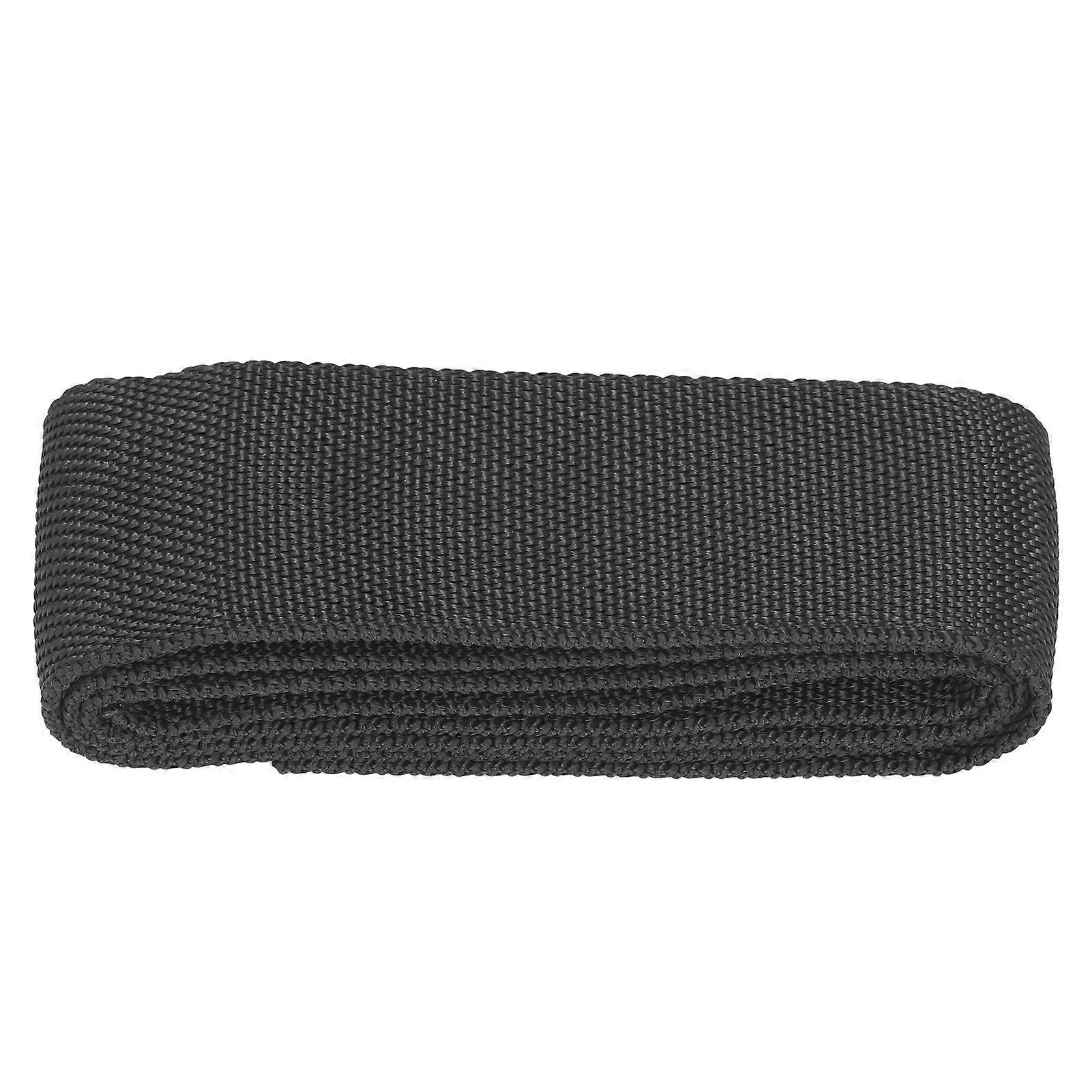 Polyester Winch Rope Protective Sleeve Black Universal for 5cm/1.97in Width Cable Line