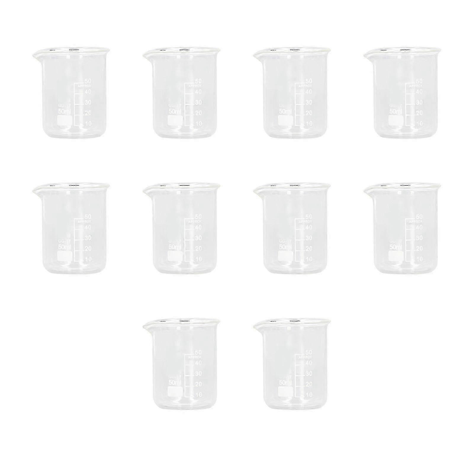 50ml Plastic Beakers for Science Experiments