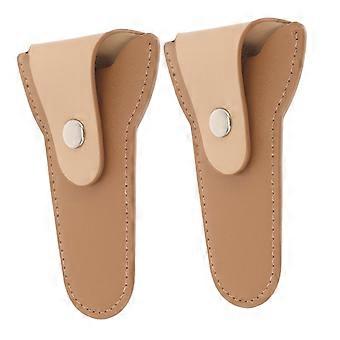Cuticle Scissors with Precise Trimming Tips and Protective Leather Pouch for Manicure and Pedicure