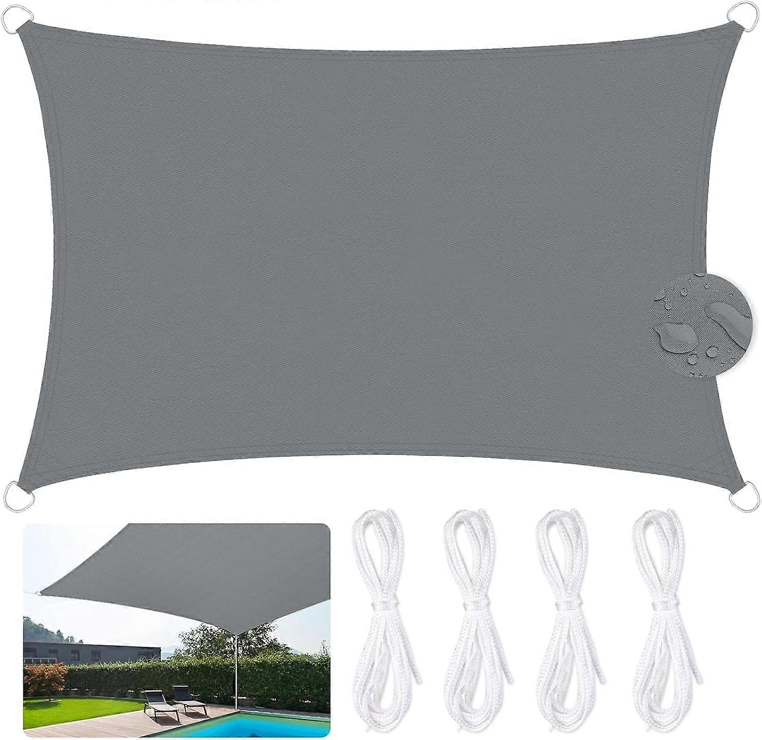 Waterproof Rectangular Shade Sail 95%Shade Fabric, UV Protection for