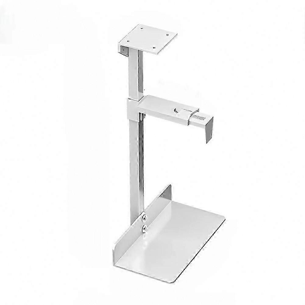 Adjustable Under Desk & Wall Side Mount PC Case Holder, Universal CPU Stand Bracket
