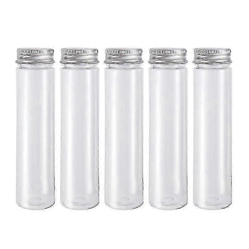 Flat test tube with cap 10/20/30pcs transparent