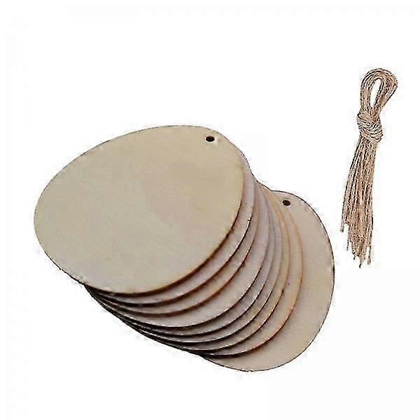 Rustic Wooden Easter Egg Decorations Bundle for Spring Table and Home Decor