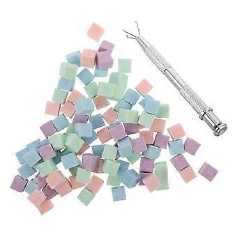 Gel Nail Polish Sponges 5Pcs Soft Square for Nail Art and Gradient Use