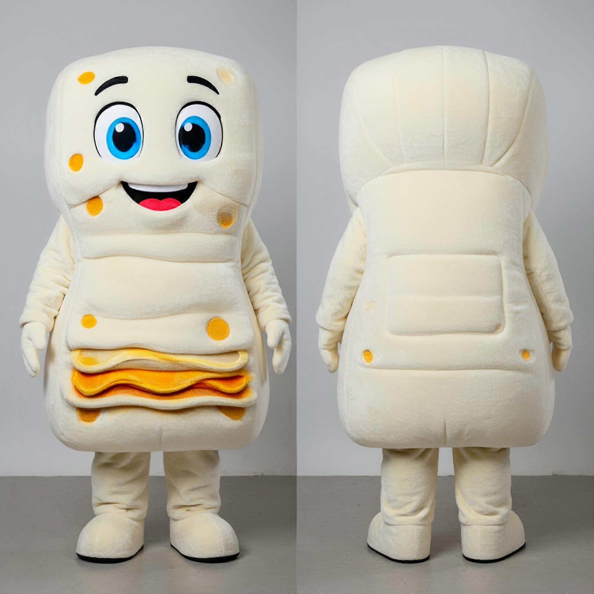 MASTICOT White Layered Lasagna Mascot