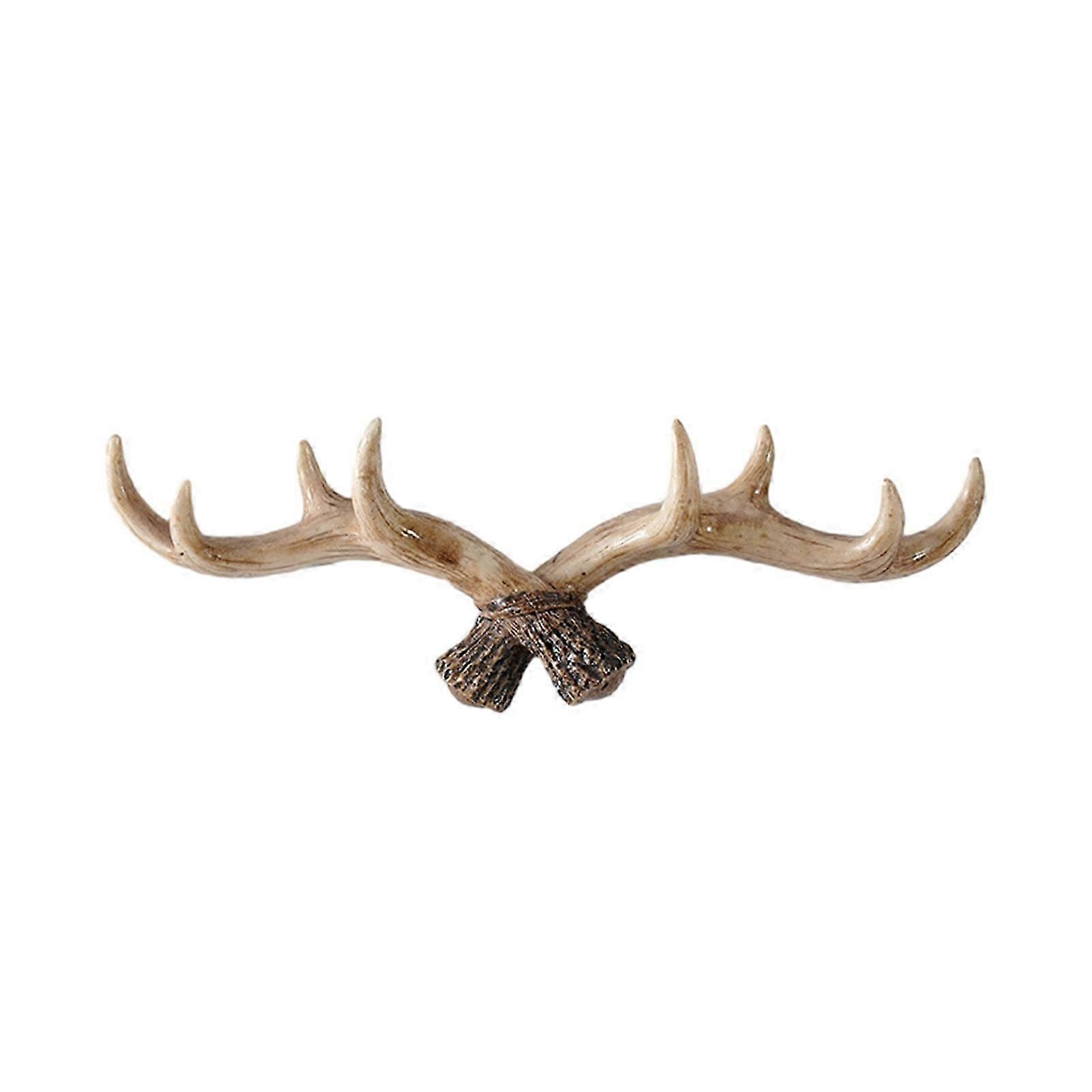 Decorative Antler Wall Hook for Entryway, Bedroom, Hallway