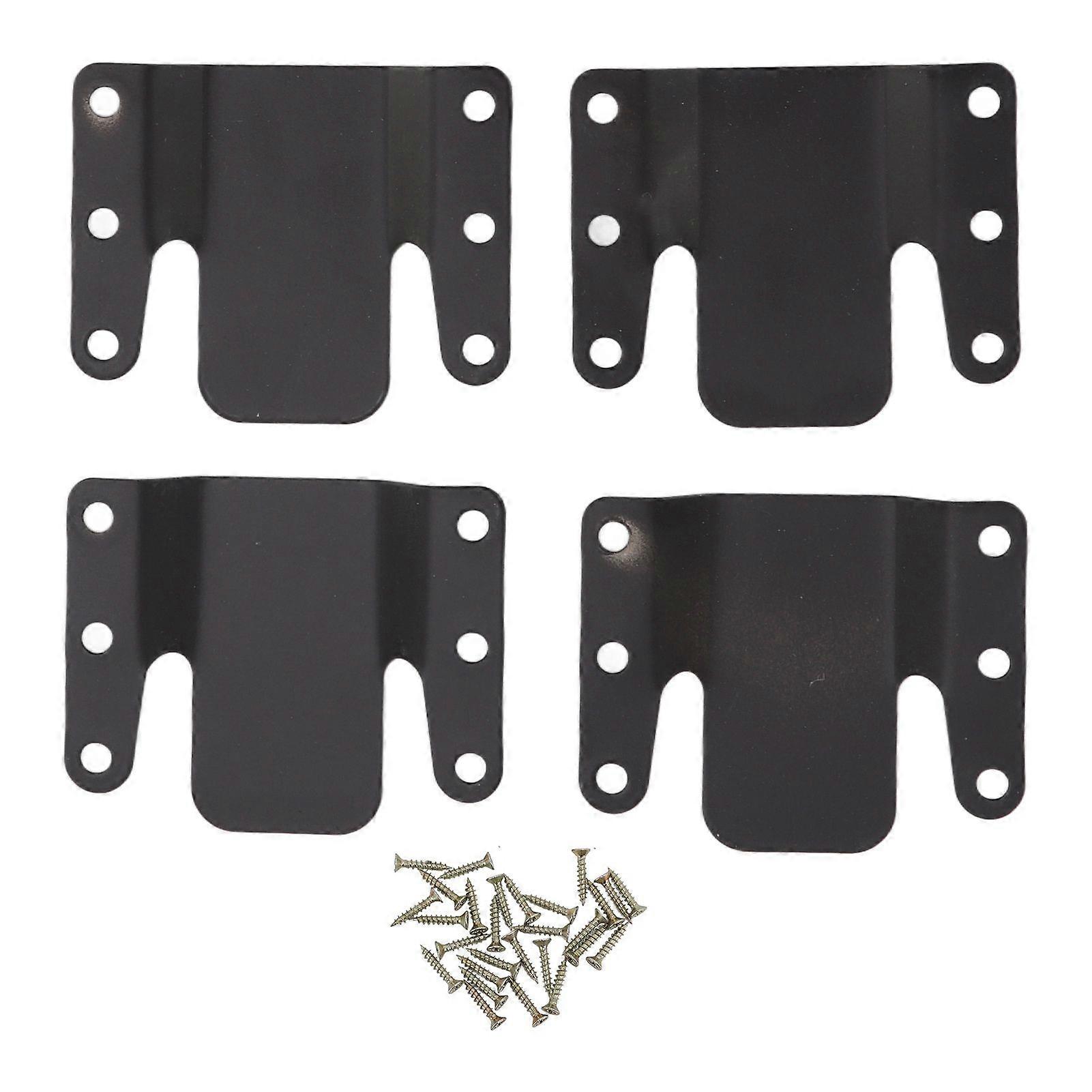 4 Sets Sofa Interlocking Universal Iron 0.5CM Aperture Sectional Couch Bracket for Home Dormitory(YMCAT)