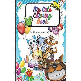 Il mio libro da colorare di gatti per bambini dai 4 agli 8 anni, quaderno da colorare per ragazze e