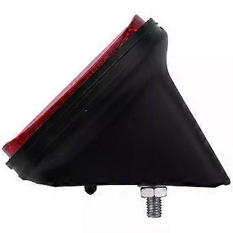 AM-1 Pcs Bicycle Rear Tail Fender Reflector Mudguard Oval Warnning Red Black