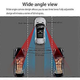 2 delar automatisk dödvinkelspegel, vattentät HD-dödvinkelspegel, premiumjusterbar 360 vidvinkelbackspegel för universell auto SUV husbil Ve
