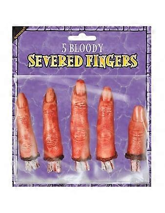 5 Halloween Fake Fingers