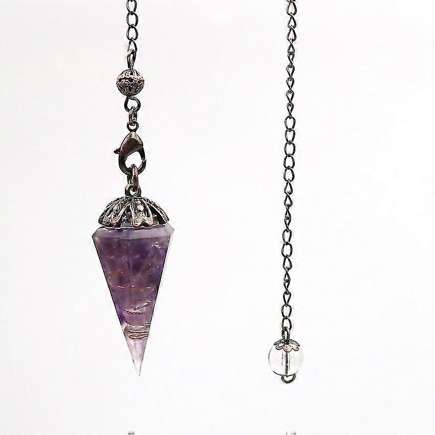 Crystal Aquamarine Energy Pendulum Compatible with Divination