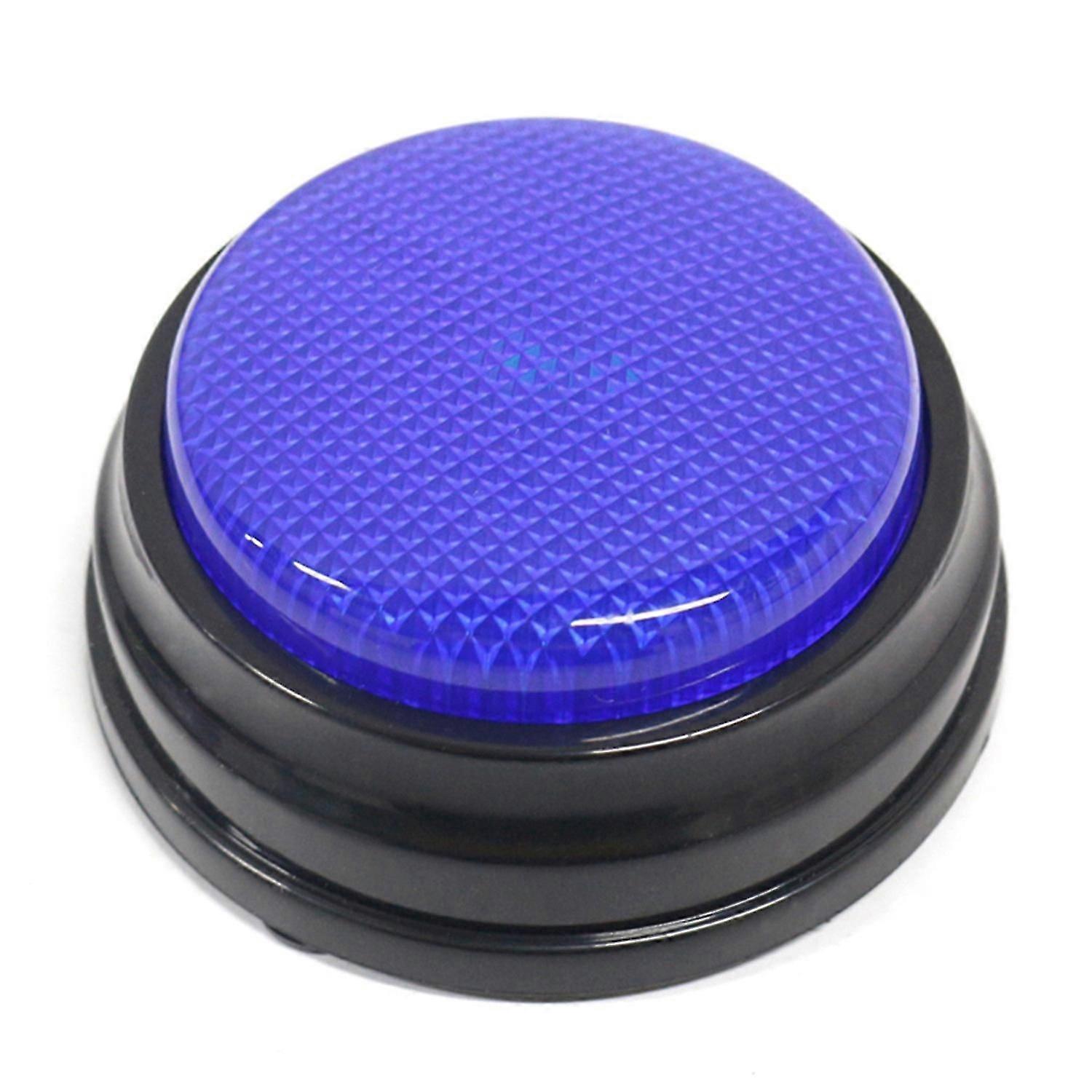 Recordable Talking Button with Led Function Learning Resources Buzzers Pink [MI]