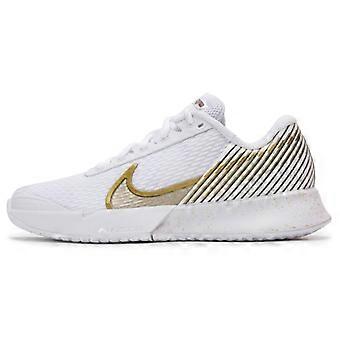 Tênis Nike Court Vapor Pro 2 HC WMB Branco Roxo Metálico Dourado Granulado Feminino HF3631-100