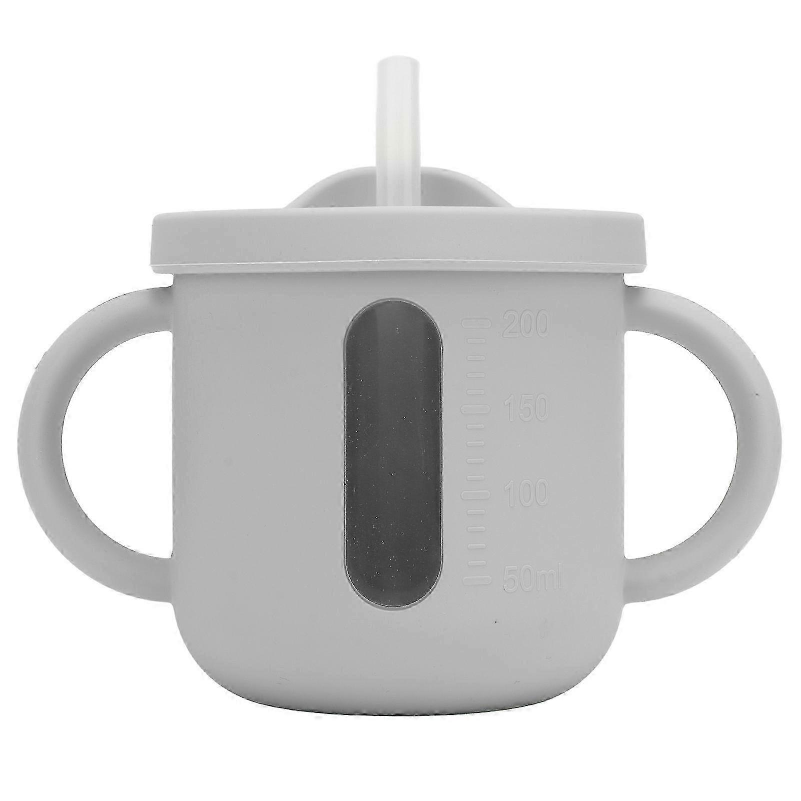 Toddler Silicone Sippy Cup Double Handles Leakproof